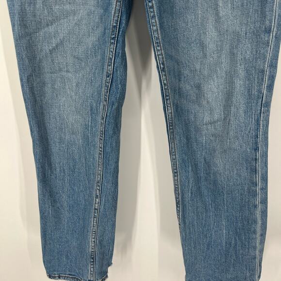 Abercrombie & Fitch Curve Love The Ankle Straight Jeans Ultra High Rise LONG - Picture 4 of 7